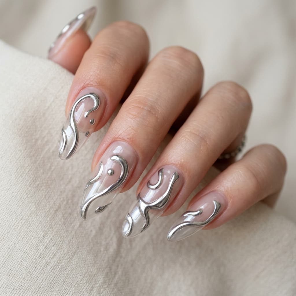 Soft Silver Orbit