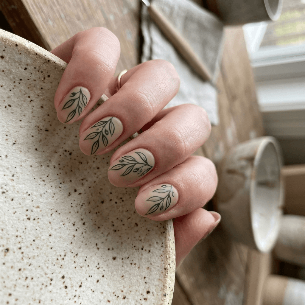 Botanical Details look - Sofia Laurent